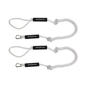 EXTREME MAX Extreme Max 3006.2981 BoatTector PWC Bungee Dock Line Value 2-Pack - 6', White 3006.2981